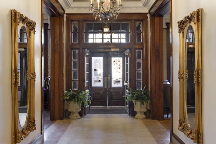 Interior entrance