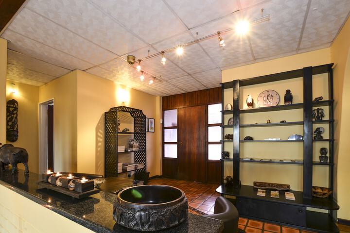 Interior entrance
