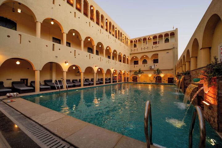 Exterior of The Shahi Palace Mandawa a Heritage Boutique Haveli