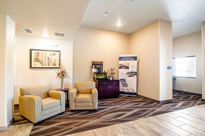 Lobby sitting area