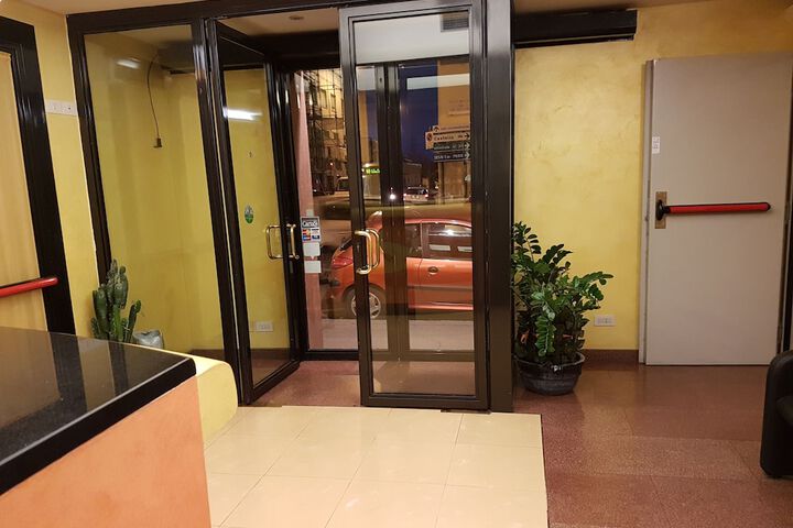 Interior entrance