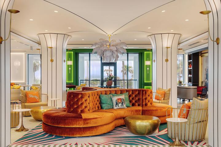Lobby sitting area