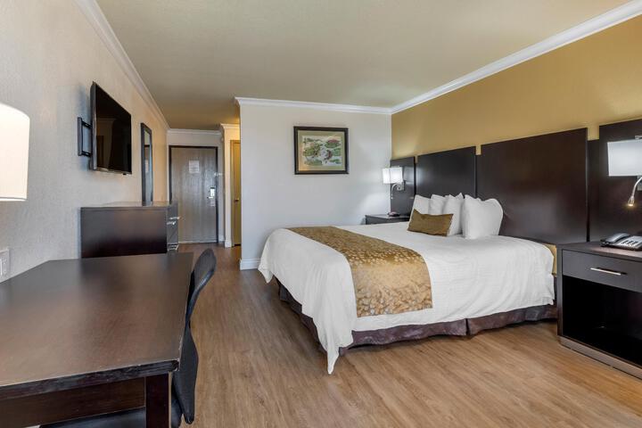 1 King Bed Refrigerator High Speed Internet Accessible Coffee Maker, Hairdryer Iron and Ironi (16 of 25)