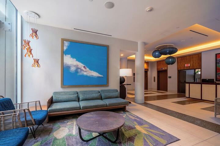 Lobby sitting area