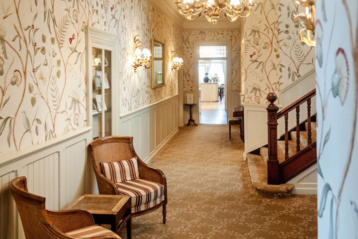 Interior entrance