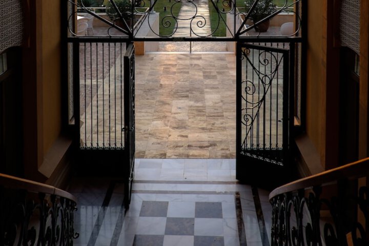 Interior entrance