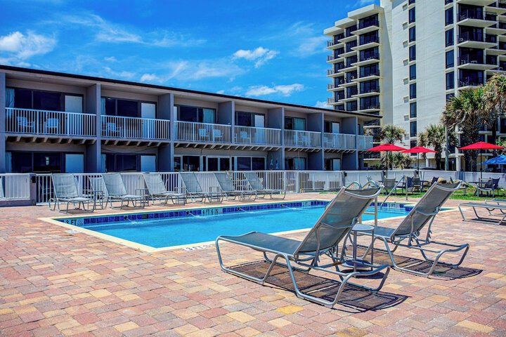 Swimming pool at The Beach House Inn