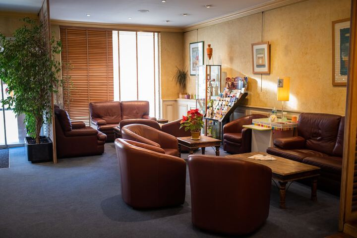 Lobby sitting area