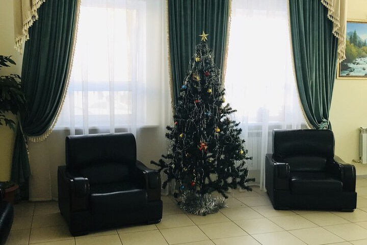 Interior entrance