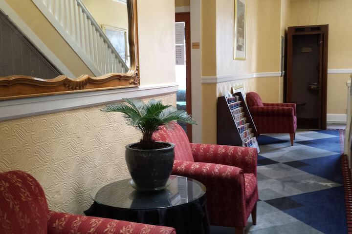 Lobby sitting area