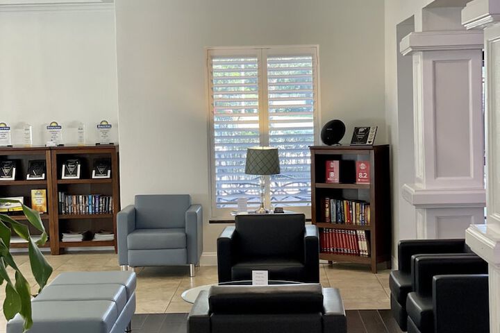 Lobby sitting area
