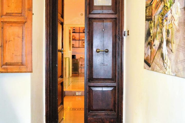 Interior entrance