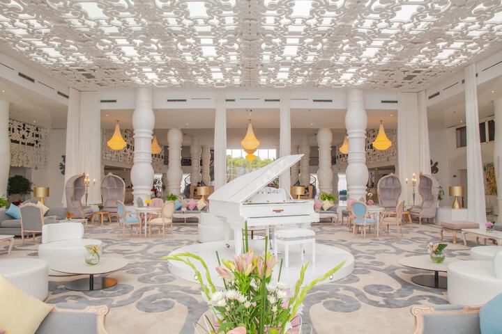 Interior entrance