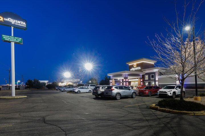 Front of property - evening/night