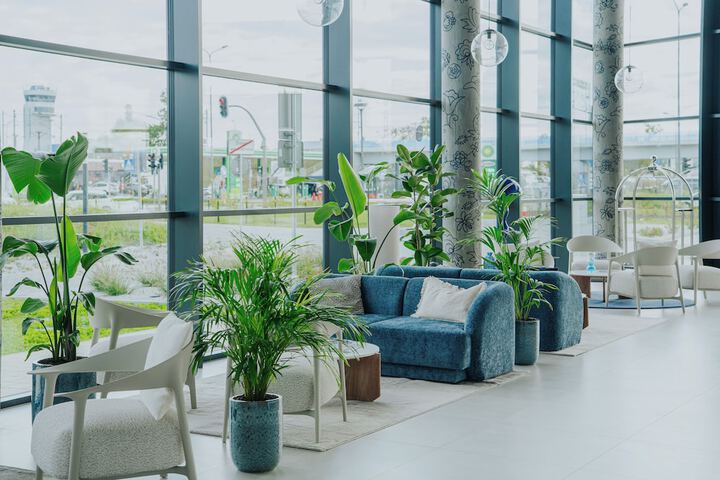 Lobby sitting area