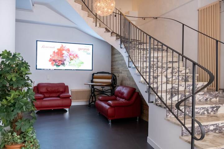 Interior entrance
