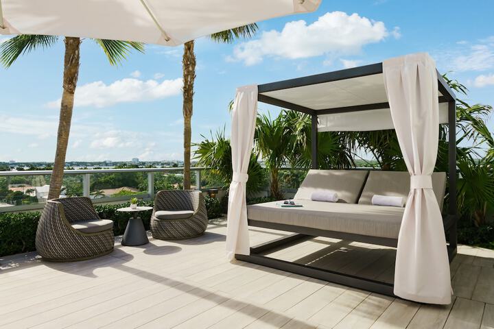 Rooftop pool