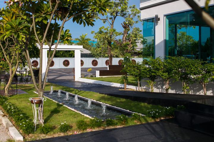 Interior entrance