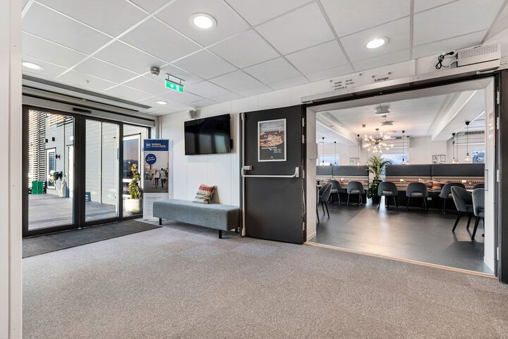 Interior entrance
