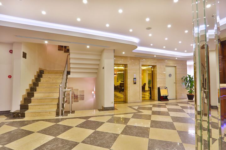 Interior entrance