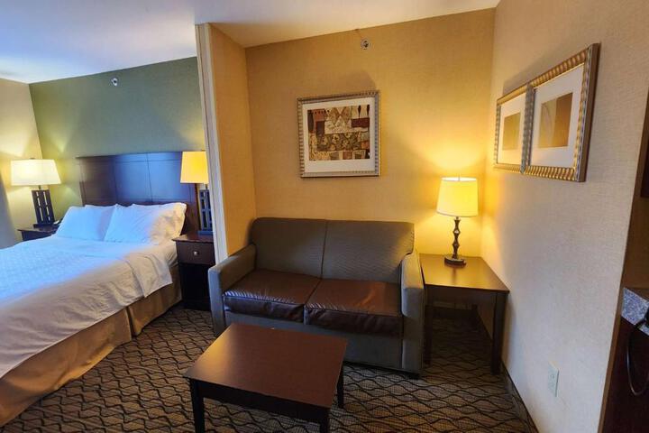1 King Bed Mobility Hearing Accessible Room Bathtub with Grab Bars (7 of 9)