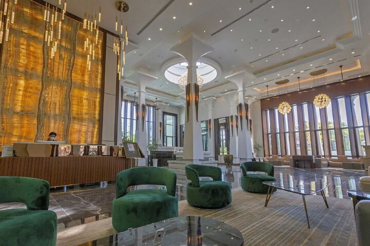 Lobby sitting area