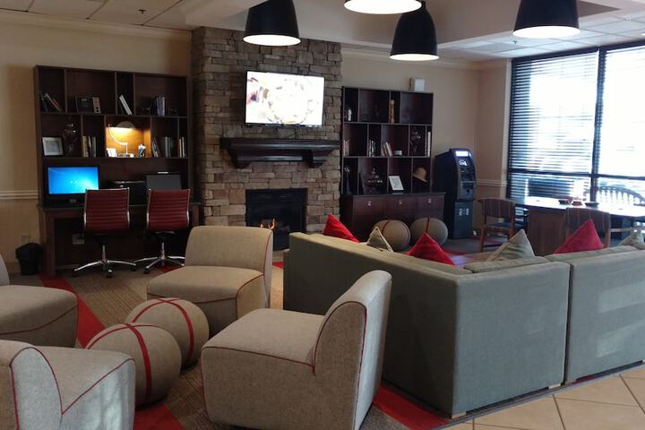 Lobby sitting area