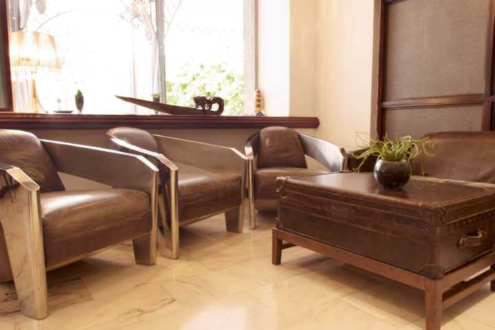 Lobby sitting area