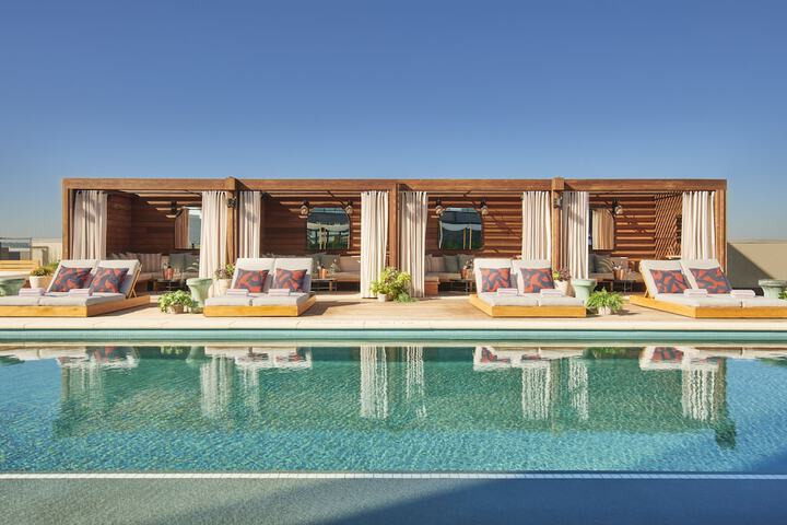 Rooftop pool