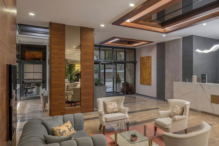 Lobby sitting area