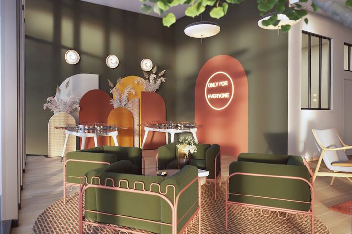 Lobby sitting area