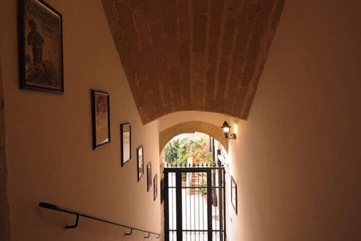 Interior entrance