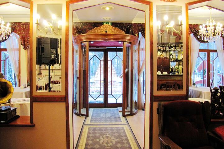 Interior entrance