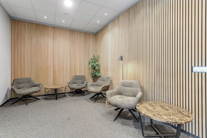 Interior entrance