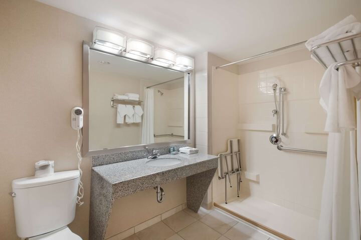 1 King Bed High Speed Internet Accessible Jacuzzi Microwave and Refrigerator Continenta (6 of 20)