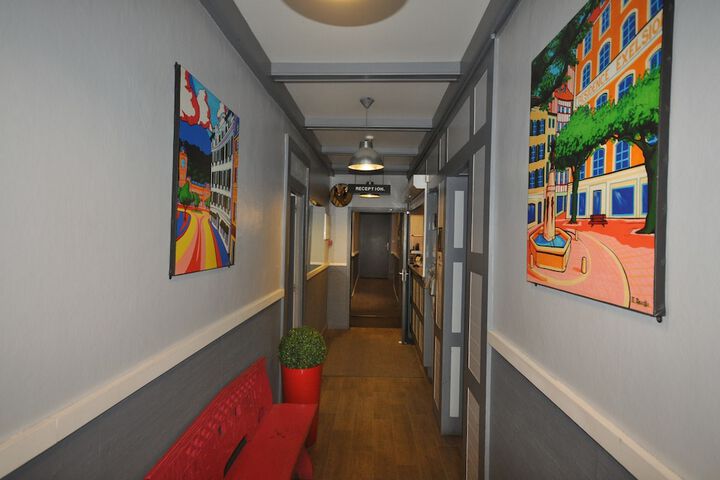 Interior entrance