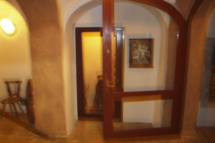Interior entrance