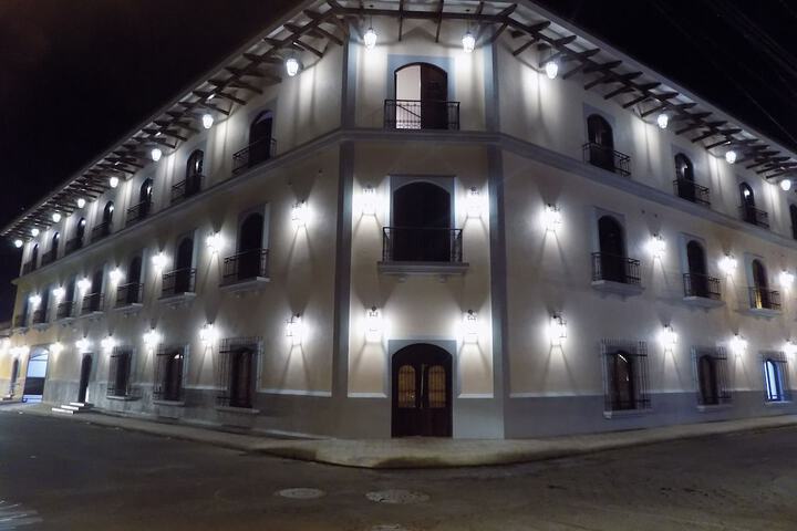 Front of property - evening/night