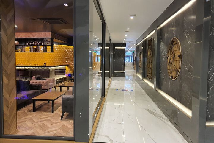 Interior entrance