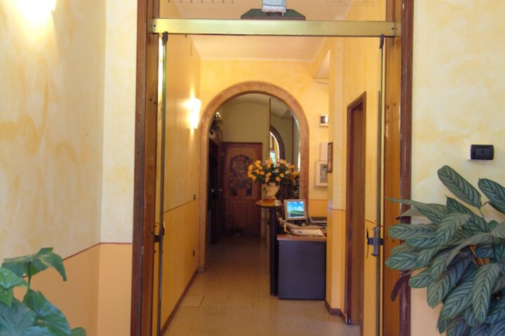 Interior entrance