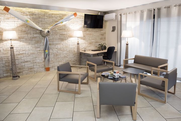Lobby sitting area