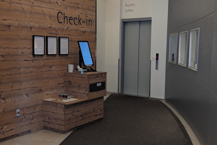 Interior entrance