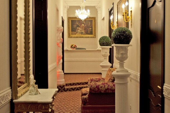 Interior entrance