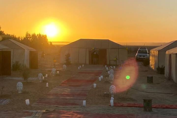 Gamra camp in Taouz