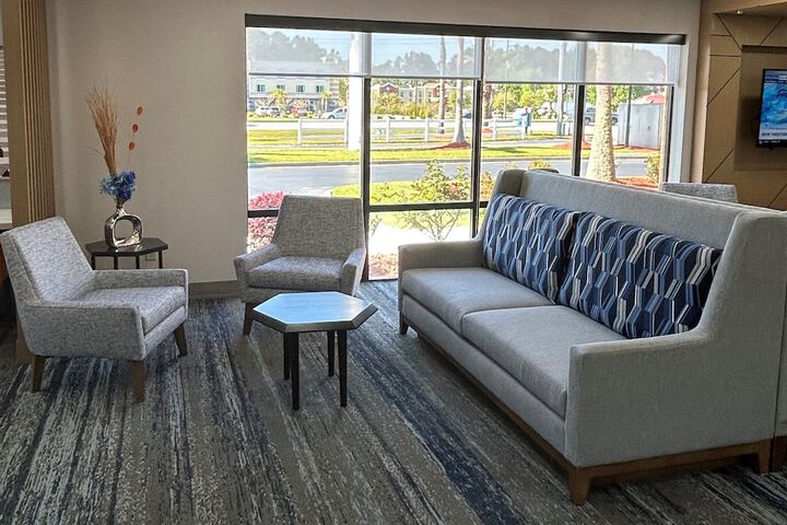 Lobby sitting area
