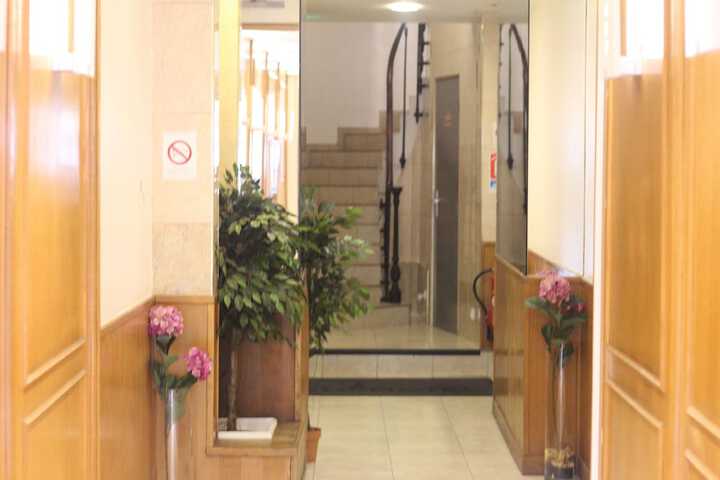 Interior entrance