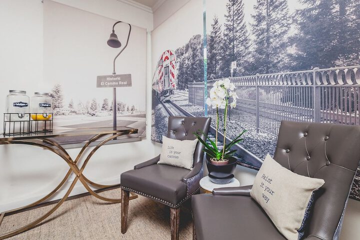 Lobby sitting area