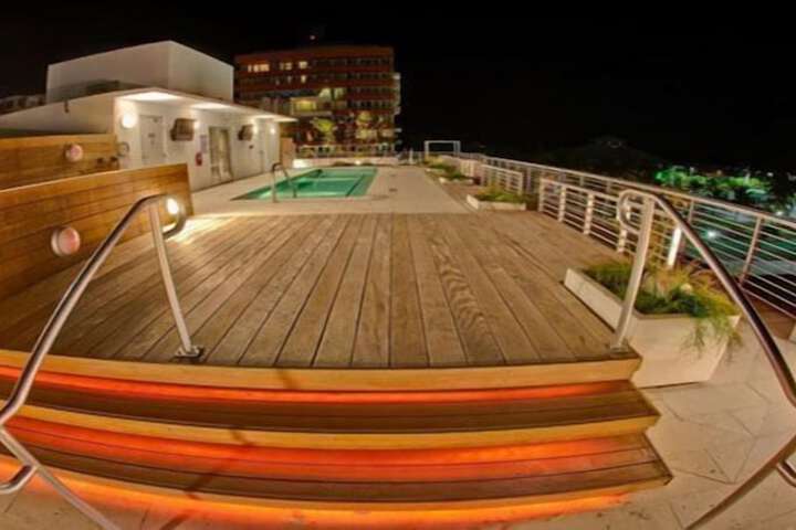 Rooftop pool
