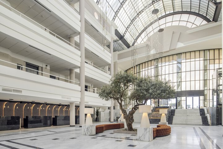 Interior entrance