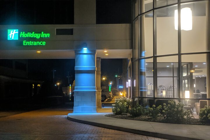 Front of property - evening/night
